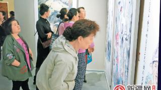 “五城”美术作品交流展在市文化馆开幕展览持续到本月21日，市民可免费参观