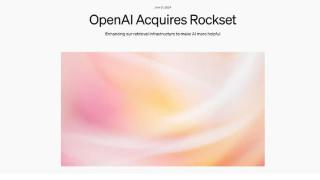OpenAI宣布收购数据库分析公司Rockset