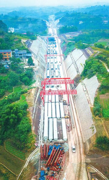 荣县快速通道建设项目加速推进