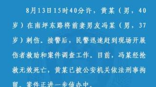 重庆警方通报：一男子将前妻男友刺伤致死