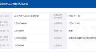 山东沂新光电科技有限公司票据持续逾期被通报