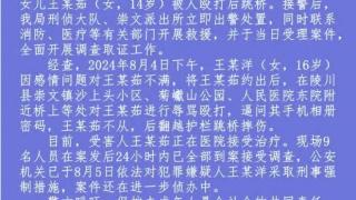 山西陵川14岁女孩遭人殴打后跳桥，警方通报来了