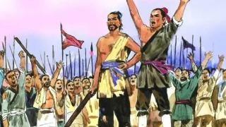 历史上第一次发动农民起义的人是谁？