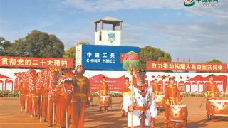 ‍‍中孟维和部队联合举行文化交流活动