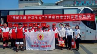 济宁市红十字会开展第20个“世界献血者日”宣传活动