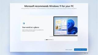 微软开启全屏弹窗推送，提醒用户升级到windows11