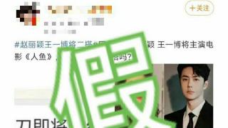 网传赵丽颖王一博将二搭电影《人鱼》双方粉丝团均辟谣