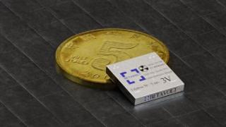 世界上首块即将量产的核电池，比一枚硬币还小