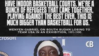 前湖人球员强调南苏丹男篮的情况：没有室内篮球场，我们是难民