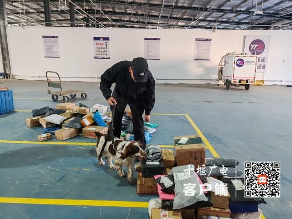 丹江口市公安局：警犬助力禁毒行 筑牢寄递业安全新防线