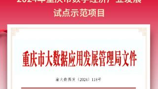 易平方入选2024年重庆市数字经济产业发展试点示范项目