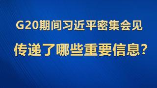 学习观｜G20期间习近平密集会见传递了哪些重要信息？