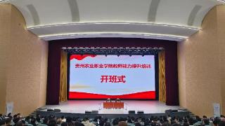 贵州农业职业学院开展2025年寒假教师能力提升培训