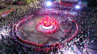 广西大化：千人共舞 唱响民族团结交响曲