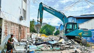 元江加快县城道路建设