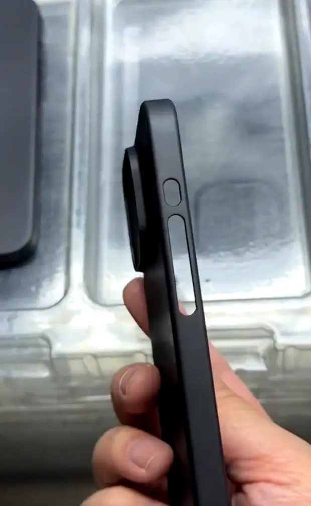 苹果iPhone15 Pro Max手机保护壳曝光 传承16年静音键首次被取代