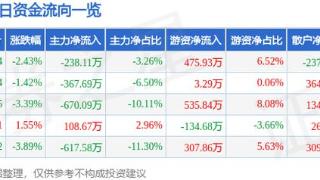 艾罗能源（688717）12月27日主力资金净卖出238.11万元