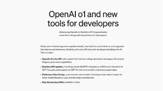 成本暴降60% OpenAI宣布开放满血o1模型API