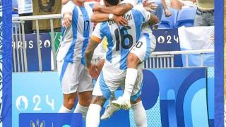 奥运男足-阿根廷2-0乌克兰淘汰赛vs法国 阿尔马达、曼城新星破门