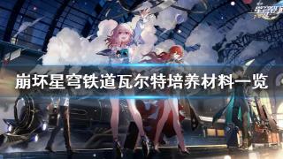 《崩坏星穹铁道》瓦尔特培养材料图分享