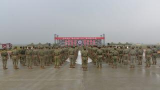 酣战雨中某场站岗位练兵比武战味十足