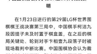 复盘LG杯决赛风波：“规则差变规则杀”造成多输结果