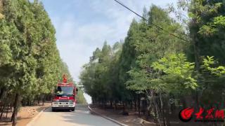 潍坊昌乐：消防迎战高温 全力筑牢森林防火安全屏障
