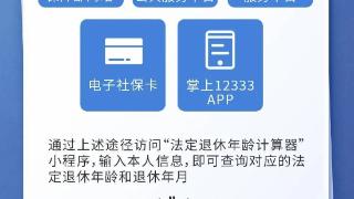 如何查询本人对应的法定退休年龄？