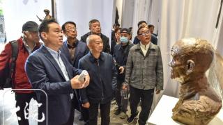 阜阳清河宋街开展历史文化名人雕塑