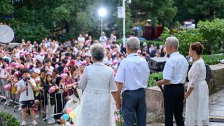 贵阳市云岩区委老干部局、区老年大学助力文昌阁路边音乐会活动