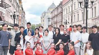 中国舞“快闪”莫斯科