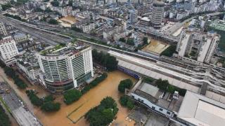 广西桂林大部分地区发生洪水内涝
