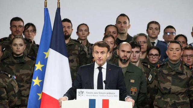 马克龙将法国军费增至4000亿美元