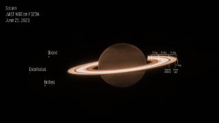 震撼！韦布望远镜拍到土星新照