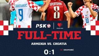 欧预赛-克拉马里奇建功，克罗地亚客场1-0亚美尼亚