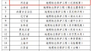 祝贺！河北2个地理标志入选首批国家级名单