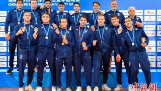 （成都大运会）意大利男子水球队卫冕冠军 大运会全部赛事收官