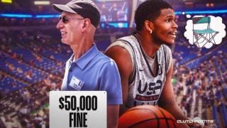 NBA官宣罚单：爱德华兹甩椅子撞到现场人员 被罚款5万美元