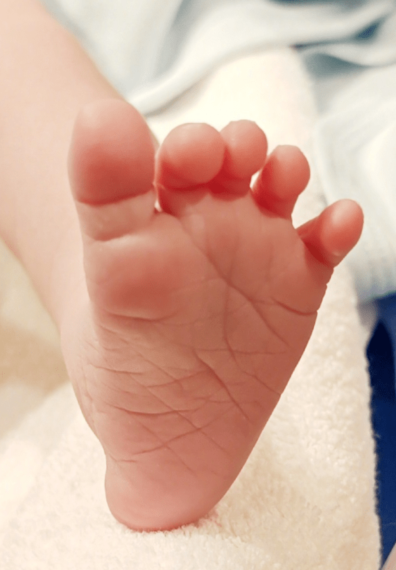魏晨当爸后首晒宝宝小脚，细节暗示是儿子，陪于玮拍孕期写真超甜