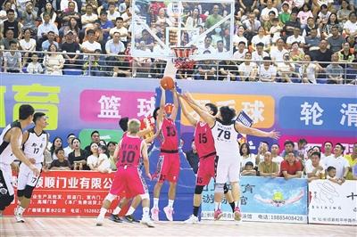 2024年贵州省篮球公开赛“村BA”“民星”赛在长顺激情开赛