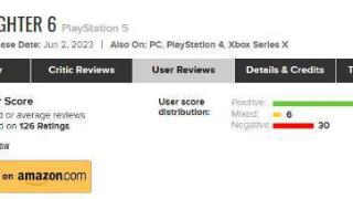 《街霸6》M站玩家评分7.3 游戏很好但单人模式无聊