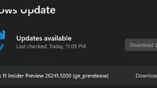 微软发布windows11build26241预览版更新