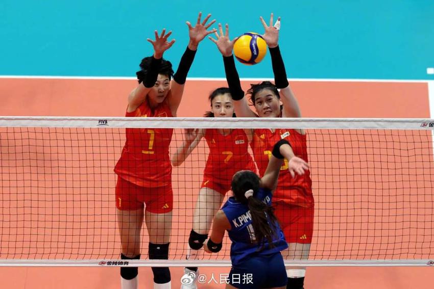 中国女排晋级亚运会决赛，姑娘们继续加油！