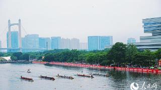 47支队伍“水上激战” 2024福州国际龙舟邀请赛决赛举行