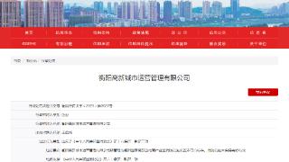 违反消防法 衡阳高新城市运营管理有限公司被罚0.6万元
