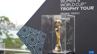 女足世界杯奖杯巡展在悉尼举行