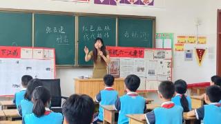 阳信县流坡坞镇开展庆“六一”红色教育活动