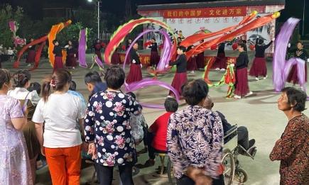 “我们的中国梦”——文化进万家，巨野县麒麟镇开展广场舞展演活动