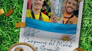 黄潜恭喜鲁利和福伊特随阿根廷夺冠：又一个杯赛冠军！