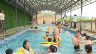 衡南县火苗助学基金会捐建乡村游泳池